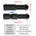 Перезаряжаемый светодиодный фонарик LED Flashlights с 3 режимами на аккумуляторной батарее F15-T