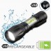 Перезаряжаемый светодиодный фонарик LED Flashlights с 3 режимами на аккумуляторной батарее 14500