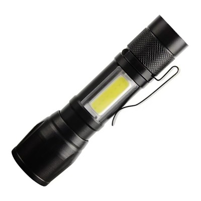 Перезаряжаемый светодиодный фонарик LED Flashlights с 3 режимами на аккумуляторной батарее 14500