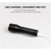 Перезаряжаемый светодиодный фонарик LED Flashlights с 3 режимами на аккумуляторной батарее 14500