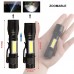 Перезаряжаемый светодиодный фонарик LED Flashlights с 3 режимами на аккумуляторной батарее 14500