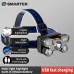 Светодиодный налобный фонарь L-Smarter XY501 на встроенной литиевой батареи 18650
