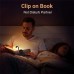 Светодиодный светильник лампа для чтения книг на аккумуляторе фонарик для чтения книг на прищепке автономный Clip Light 17 см