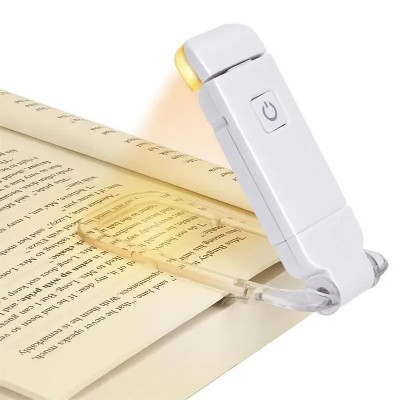 Светодиодный USB светильник лампа зажим для чтения книг c аккумулятором 3 режимами яркости Book Lamp