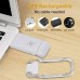 Светодиодный USB светильник лампа зажим для чтения книг c аккумулятором 3 режимами яркости Book Lamp