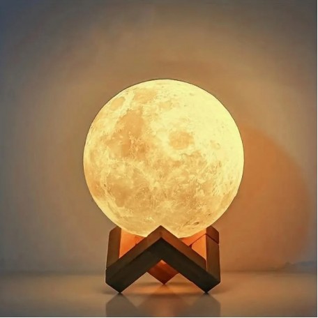 Настольный светильник Ночник 3D Moon 8 см