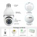 Умная поворотная 3MP 4XЗум Wi-Fi камера лампочка в цоколь E27 для видеонаблюдения c отслеживанием движения Беспроводная ZS031A