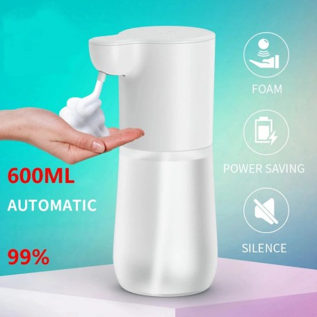 Сенсорный автоматический диспенсер дозатор для жидкого мыла Smart Dispenser 4 режима работы, зарядка от Type-C, встроенный аккумулятор 1200 mAh, 600 мл