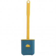 Гнучка силіконова щітка для унітазу з утримувачем Cleaner Long Handle