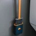 Гибкая силиконовая щетка для унитаза с держателем Cleaner Long Handle Brush