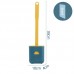 Гибкая силиконовая щетка для унитаза с держателем Cleaner Long Handle
