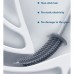 Гибкая силиконовая щетка для унитаза с держателем Cleaner Long Handle Brush