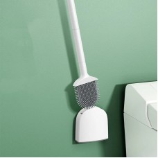 Flexible Silicone Toilet Brush with Cleaner Toilet Brush Holder Bell Flexible Silicone Toilet Brush with Cleaner Toilet Brush Holder Bell
