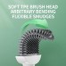 Гибкая силиконовая щетка для унитаза с держателем Cleaner Toilet Brush Bell