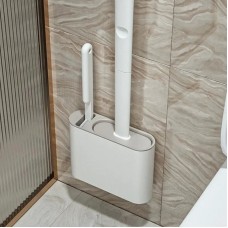 Гнучка силіконова щітка для унітазу з утримувачем Cleaner Toilet Brush