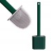 Гибкая силиконовая щетка-ершик для унитаза с держателем Cleaner Brush