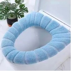 Toilet seat cover, soft, universal, warm with elastic band, good stretch Toilet Seat 30x30 cm