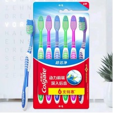 Toothbrushes Colgate DEEP Medium 6 pcs 18.5 cm