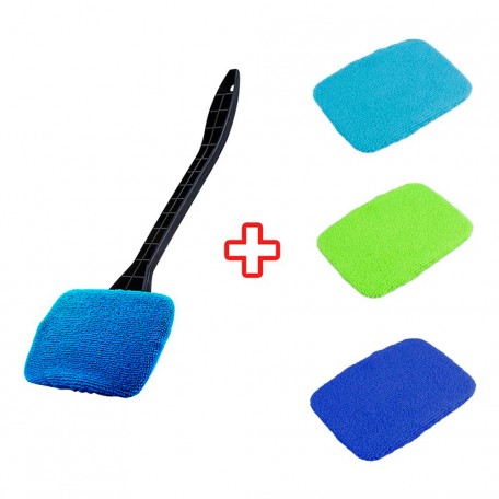Щетка из микрофибры для чистки стекла автомобиля на ручке Glass Brush