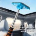Щетка из микрофибры для чистки стекла автомобиля на телескопической ручке SEAMETAL 50 см