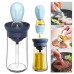 Бутылка-диспенсер-дозатор для масла с силиконовой кисточкой Kitchen Cooking 180 мл