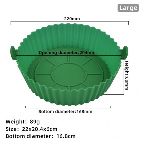 Силиконовая форма для выпечки, запекания, выпекания, аэрофритюрницы Silicone Basket Круглая