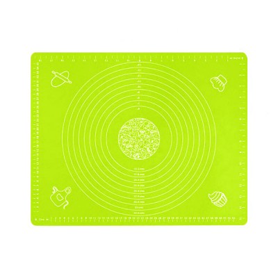 Умный силиконовый коврик для раскатки теста и выпечки Kitchen Silicone Mat 50х40 см