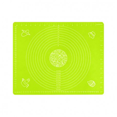 Умный силиконовый коврик для раскатки теста и выпечки Kitchen Silicone Mat 50х40 см