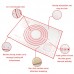 Умный силиконовый коврик для раскатки теста и выпечки Kitchen Silicone Mat 50х40 см