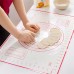 Умный силиконовый коврик для раскатки теста и выпечки Kitchen Silicone Mat 50х40 см