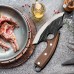 Нож разделочный для обвалки рыбы, профессиональный кухонный нож для приготовления пищи, разделки морепродуктов, баранины, свинины, говядины Сатори 19 см