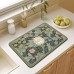 Противоскользящий непротекаемый коврик для сушки посуды Kitchen Drying Mat 40x50 см